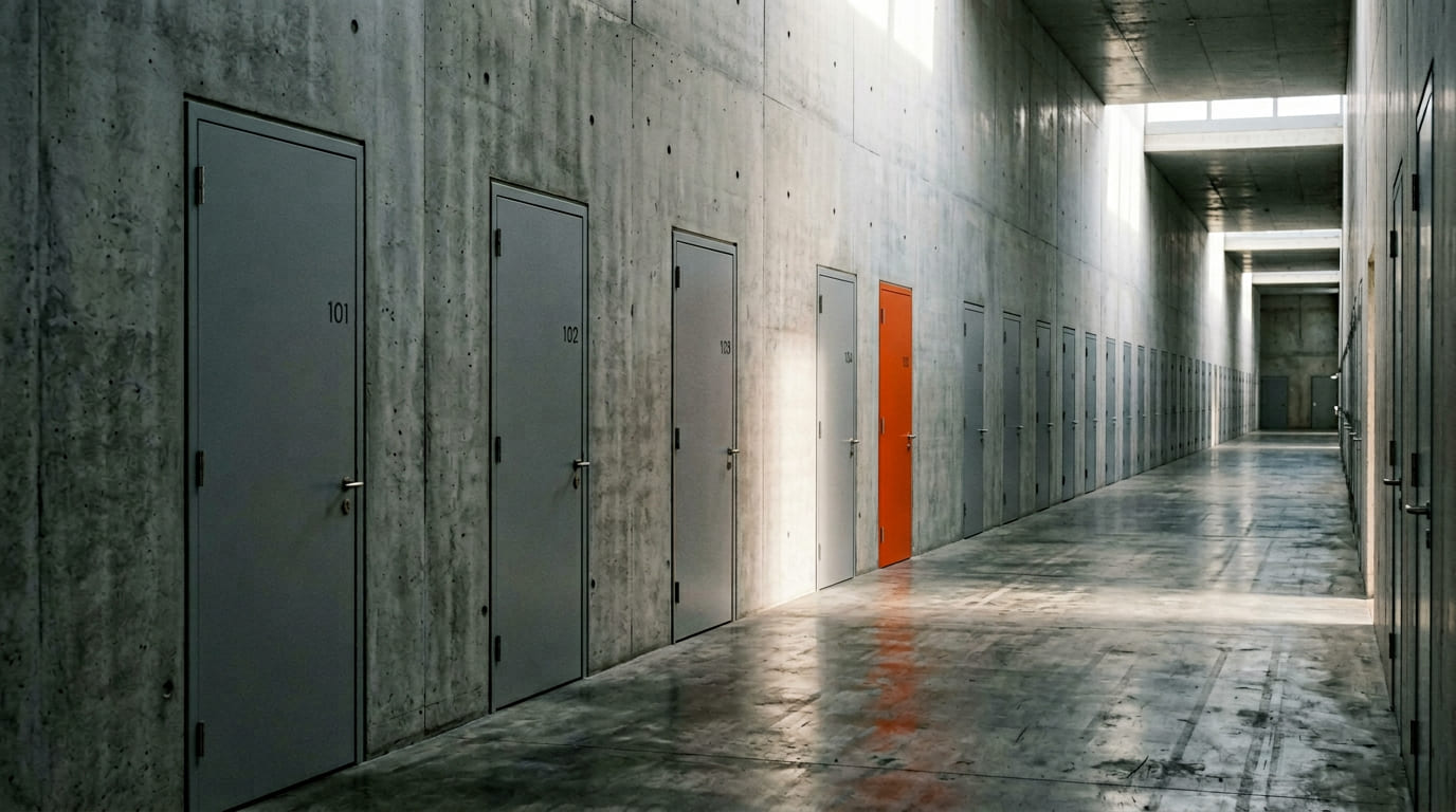 Uma porta diferente na fileira — a ruptura com o genérico